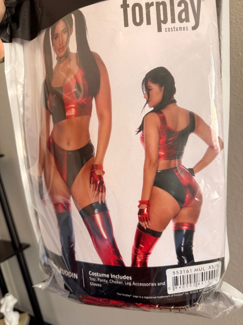 Forplay Harley Quinn costume